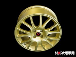 FIAT 500 ABARTH Tributo Ferrari Alloy Wheel Set - Gold Finish